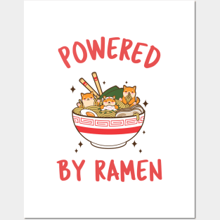 Powered By Ramen Posters and Art